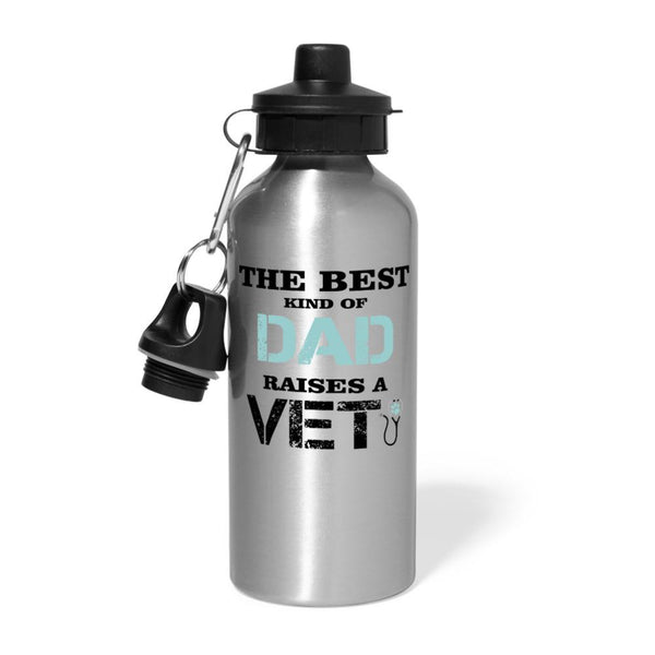 The best kind of Dad raises a Vet 20oz Water Bottle-Water Bottle | BestSub BLH1-2-I love Veterinary