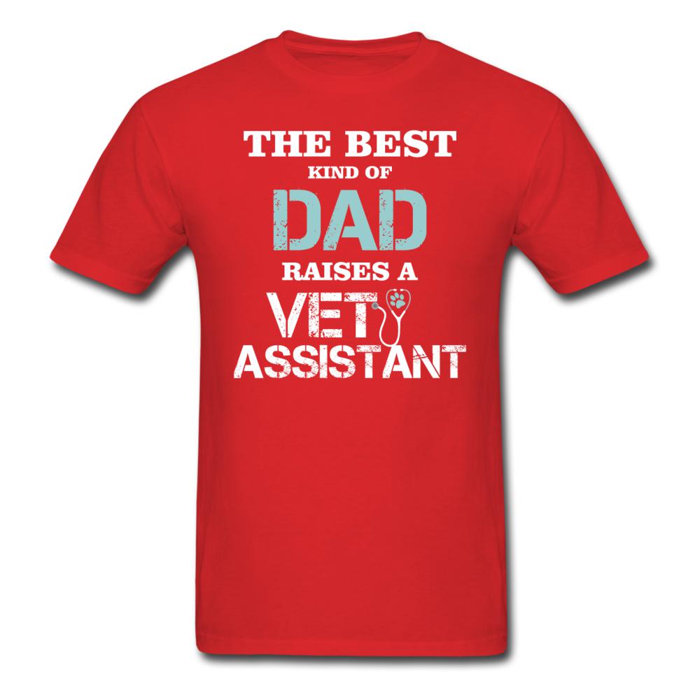 The best kind of Dad raises a Vet Assistant Unisex T-shirt-Unisex Classic T-Shirt | Fruit of the Loom 3930-I love Veterinary