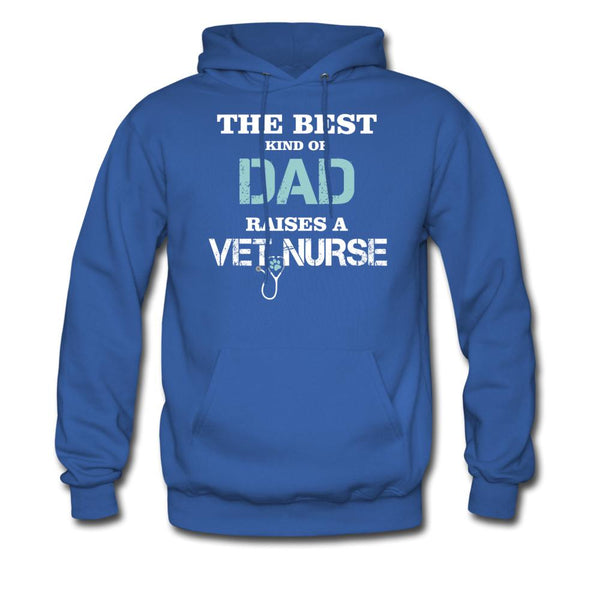 The best kind of Dad raises a Vet Nurse Unisex Hoodie-Men's Hoodie | Hanes P170-I love Veterinary