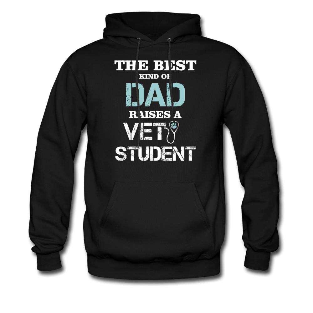 The best kind of Dad raises a Vet Student Unisex Hoodie-Men's Hoodie | Hanes P170-I love Veterinary