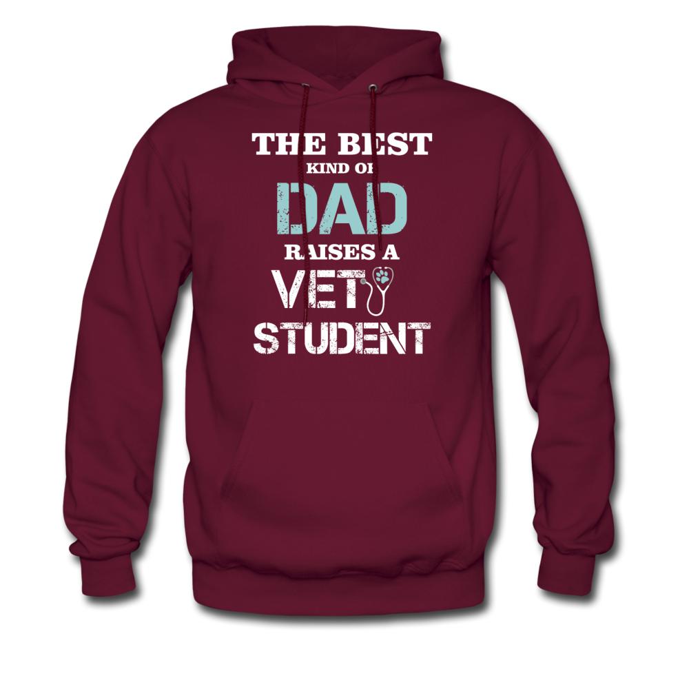 The best kind of Dad raises a Vet Student Unisex Hoodie-Men's Hoodie | Hanes P170-I love Veterinary