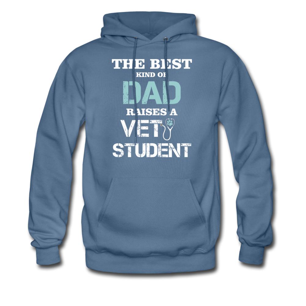 The best kind of Dad raises a Vet Student Unisex Hoodie-Men's Hoodie | Hanes P170-I love Veterinary
