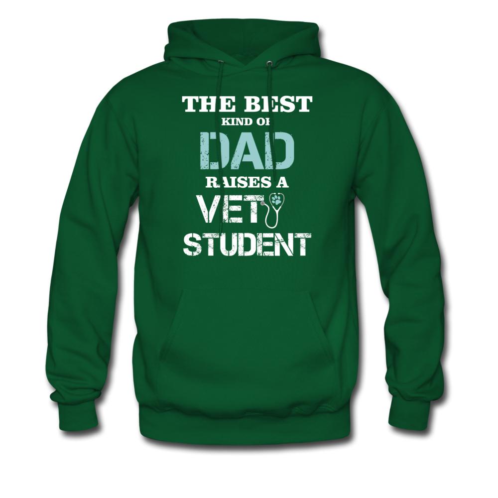 The best kind of Dad raises a Vet Student Unisex Hoodie-Men's Hoodie | Hanes P170-I love Veterinary