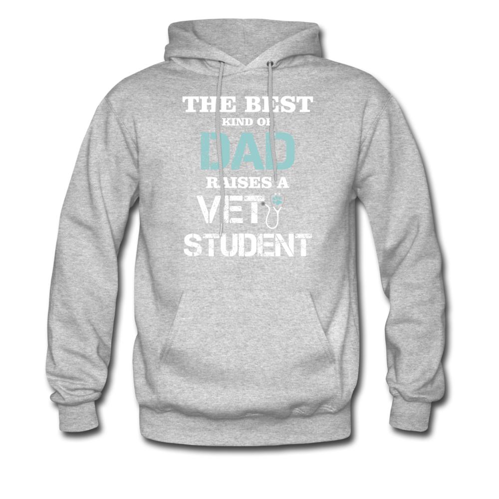 The best kind of Dad raises a Vet Student Unisex Hoodie-Men's Hoodie | Hanes P170-I love Veterinary