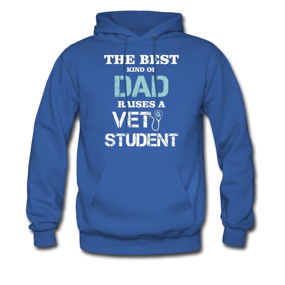 The best kind of Dad raises a Vet Student Unisex Hoodie-Men's Hoodie | Hanes P170-I love Veterinary