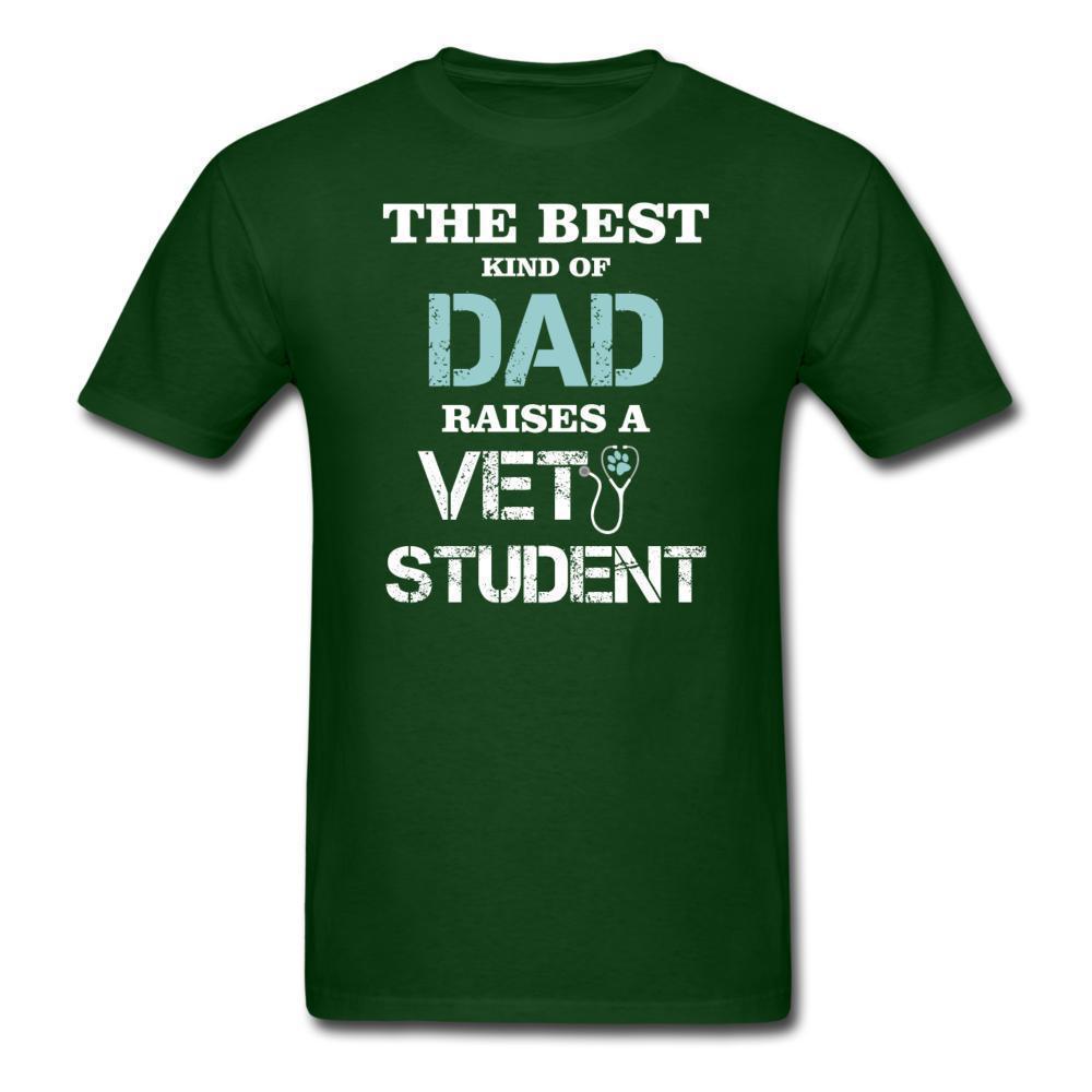 The best kind of Dad raises a Vet Student Unisex T-shirt-Unisex Classic T-Shirt | Fruit of the Loom 3930-I love Veterinary