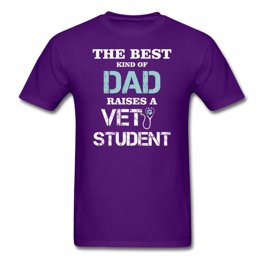 The best kind of Dad raises a Vet Student Unisex T-shirt-Unisex Classic T-Shirt | Fruit of the Loom 3930-I love Veterinary