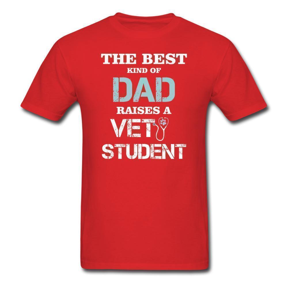 The best kind of Dad raises a Vet Student Unisex T-shirt-Unisex Classic T-Shirt | Fruit of the Loom 3930-I love Veterinary