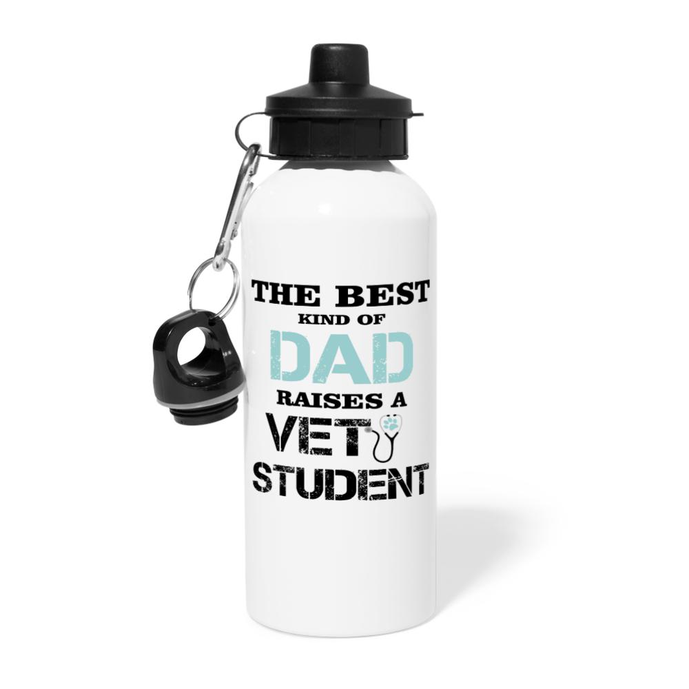 The best kind of Dad raises a Vet Student Water Bottle 20 oz-Water Bottle | BestSub BLH1-2-I love Veterinary