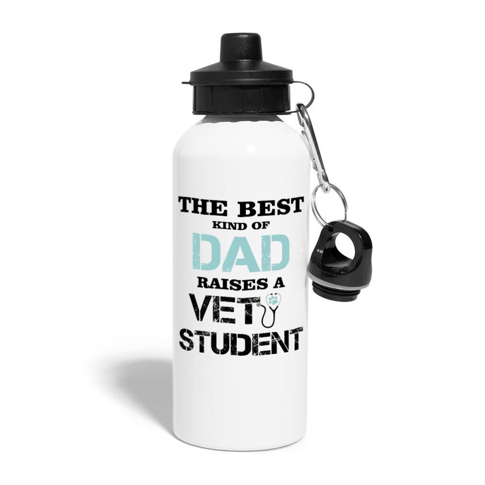 The best kind of Dad raises a Vet Student Water Bottle 20 oz-Water Bottle | BestSub BLH1-2-I love Veterinary