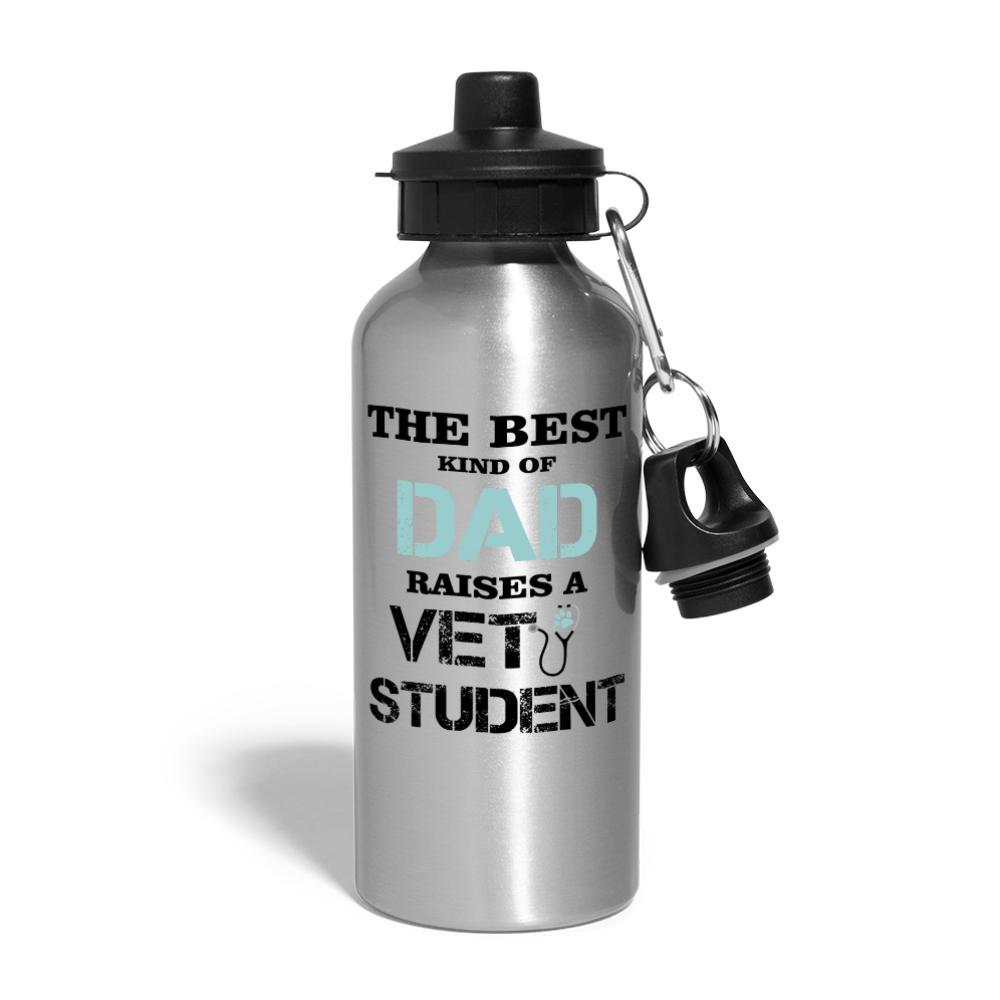 The best kind of Dad raises a Vet Student Water Bottle 20 oz-Water Bottle | BestSub BLH1-2-I love Veterinary