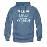 The best kind of Dad raises a Vet Tech Unisex Hoodie-Men's Hoodie | Hanes P170-I love Veterinary