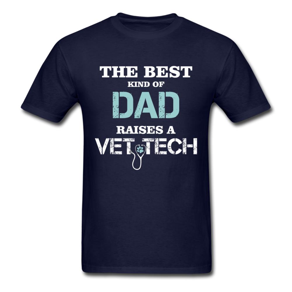 The best kind of Dad raises a Vet Tech Unisex T-shirt-Unisex Classic T-Shirt | Fruit of the Loom 3930-I love Veterinary