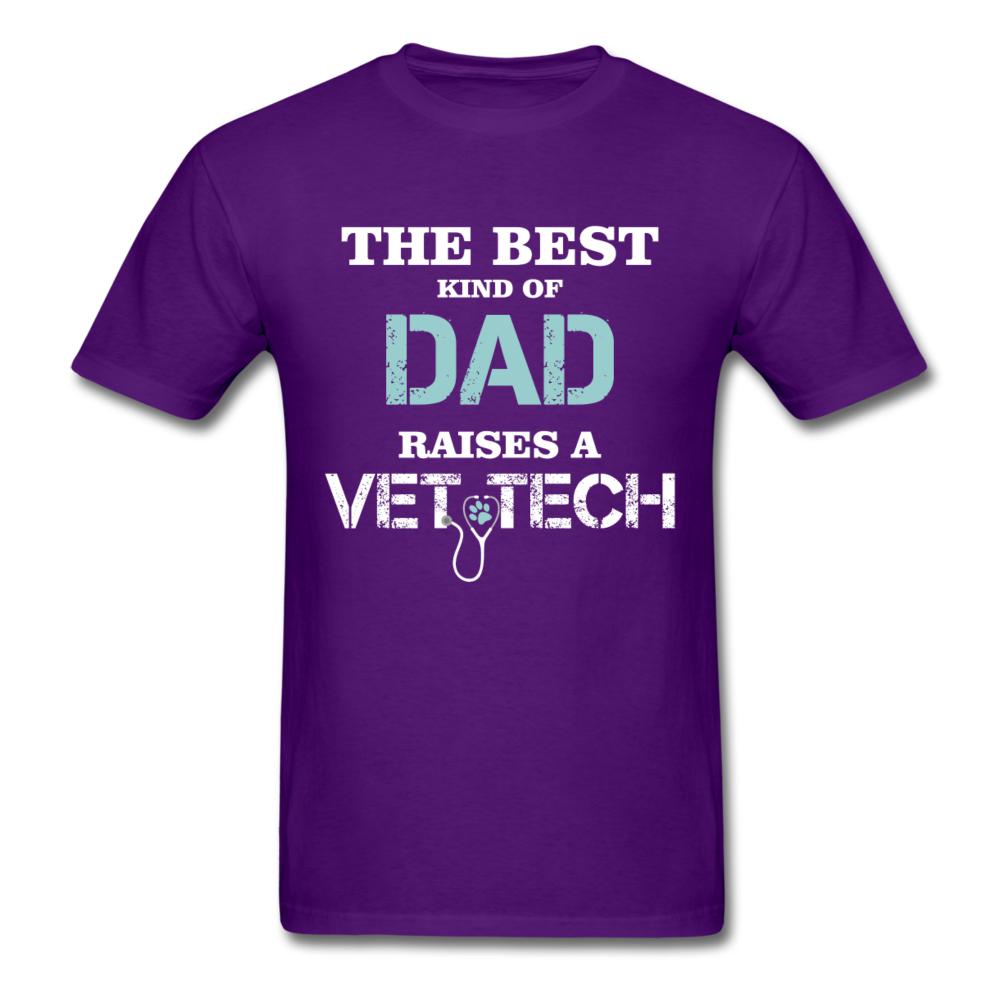 The best kind of Dad raises a Vet Tech Unisex T-shirt-Unisex Classic T-Shirt | Fruit of the Loom 3930-I love Veterinary