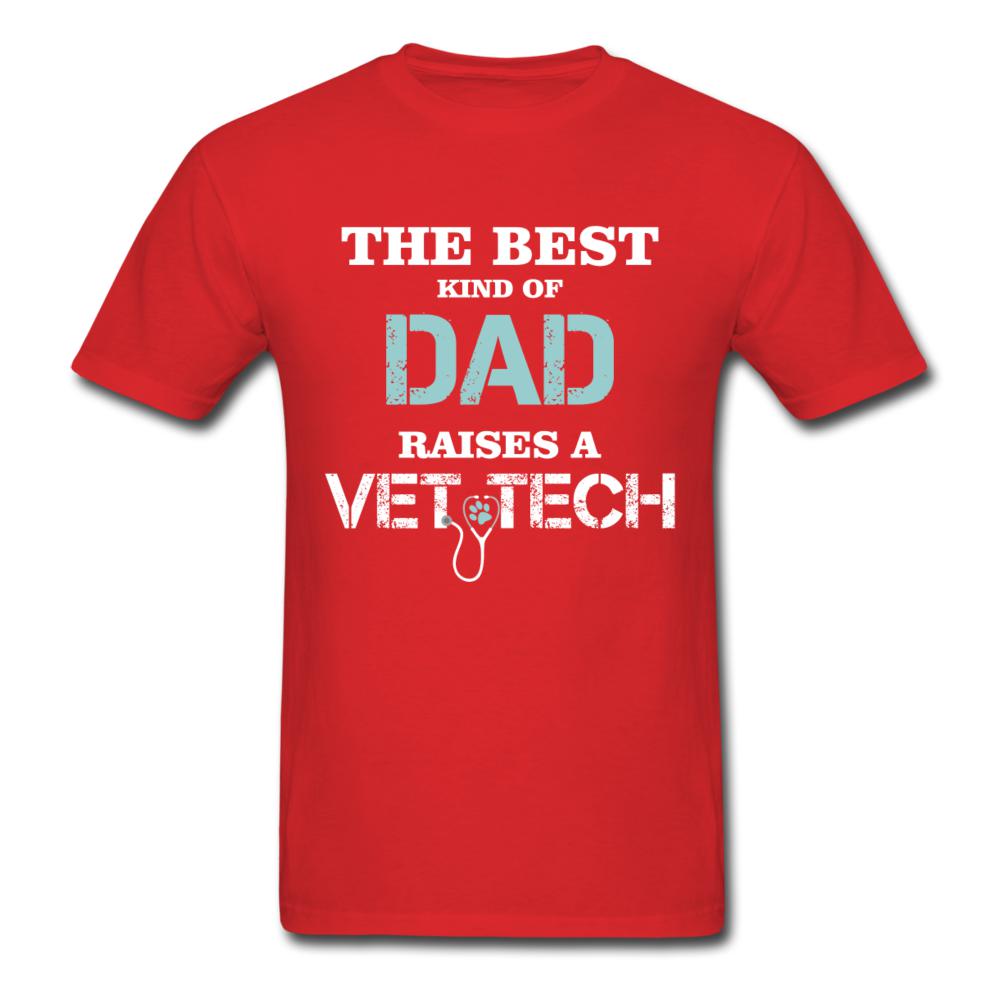 The best kind of Dad raises a Vet Tech Unisex T-shirt-Unisex Classic T-Shirt | Fruit of the Loom 3930-I love Veterinary