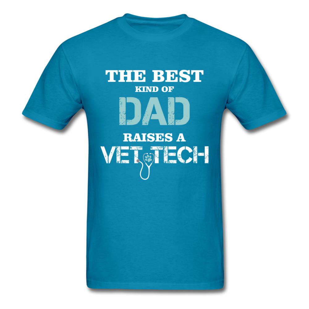 The best kind of Dad raises a Vet Tech Unisex T-shirt-Unisex Classic T-Shirt | Fruit of the Loom 3930-I love Veterinary