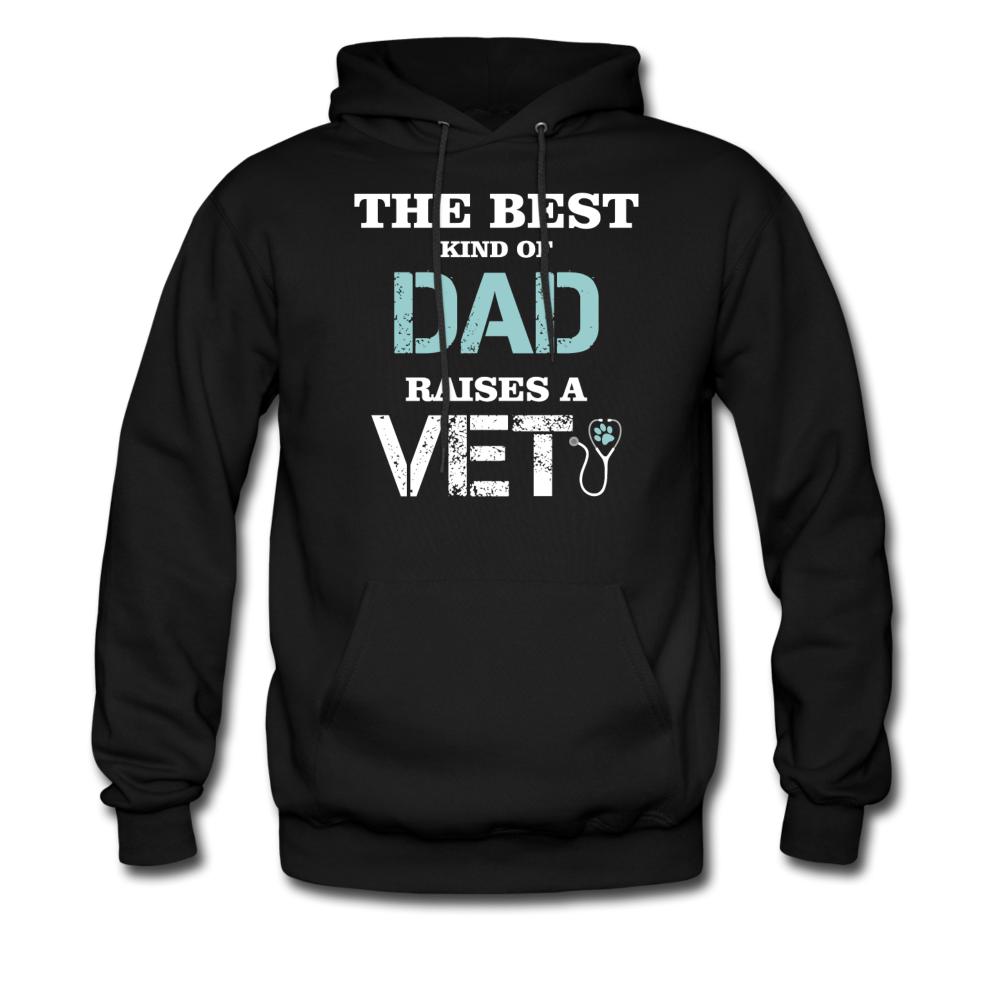 The best kind of Dad raises a Vet Unisex Hoodie-Men's Hoodie | Hanes P170-I love Veterinary