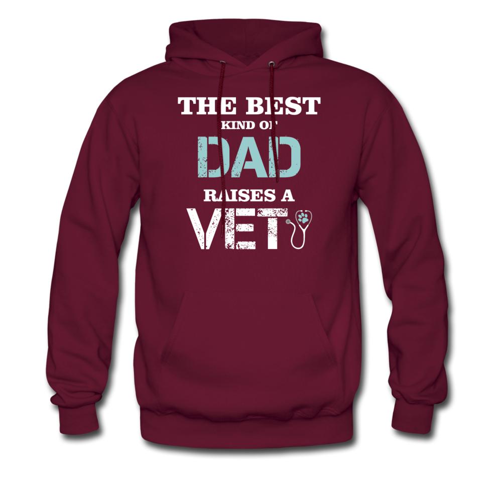 The best kind of Dad raises a Vet Unisex Hoodie-Men's Hoodie | Hanes P170-I love Veterinary