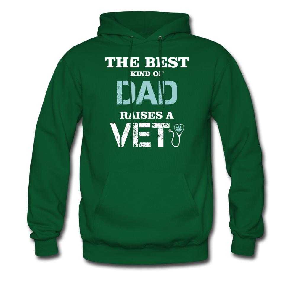 The best kind of Dad raises a Vet Unisex Hoodie-Men's Hoodie | Hanes P170-I love Veterinary