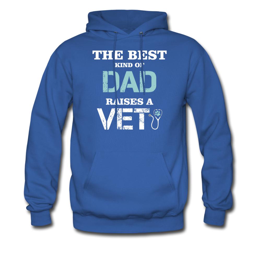 The best kind of Dad raises a Vet Unisex Hoodie-Men's Hoodie | Hanes P170-I love Veterinary