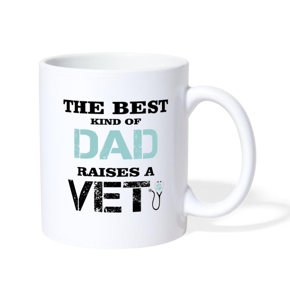 The best kind of Dad raises a Vet White Coffee or Tea Mug-Coffee/Tea Mug | BestSub B101AA-I love Veterinary