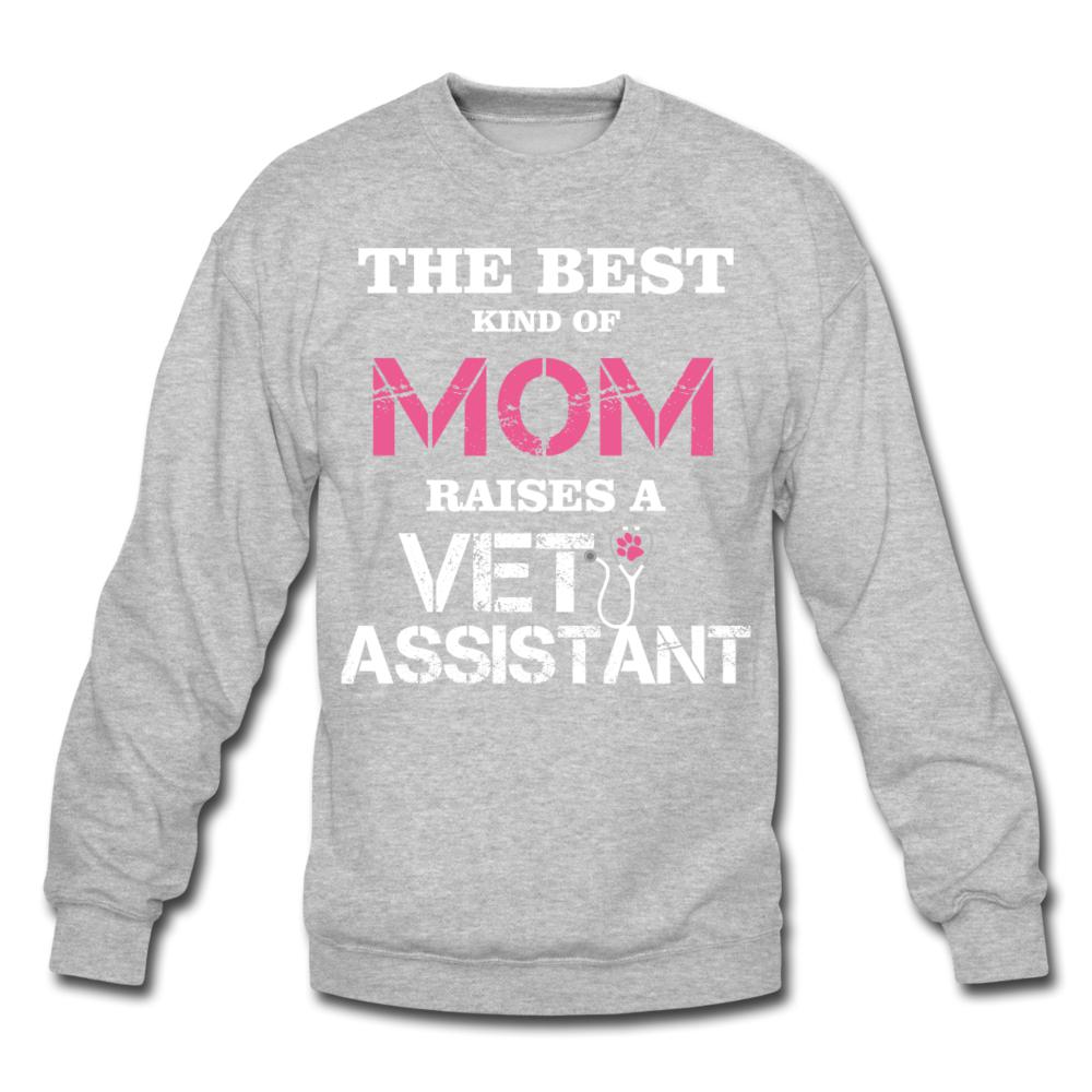 The best kind of Mom raises a Vet Assistant Crewneck Sweatshirt-Unisex Crewneck Sweatshirt | Gildan 18000-I love Veterinary