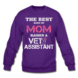 The best kind of Mom raises a Vet Assistant Crewneck Sweatshirt-Unisex Crewneck Sweatshirt | Gildan 18000-I love Veterinary