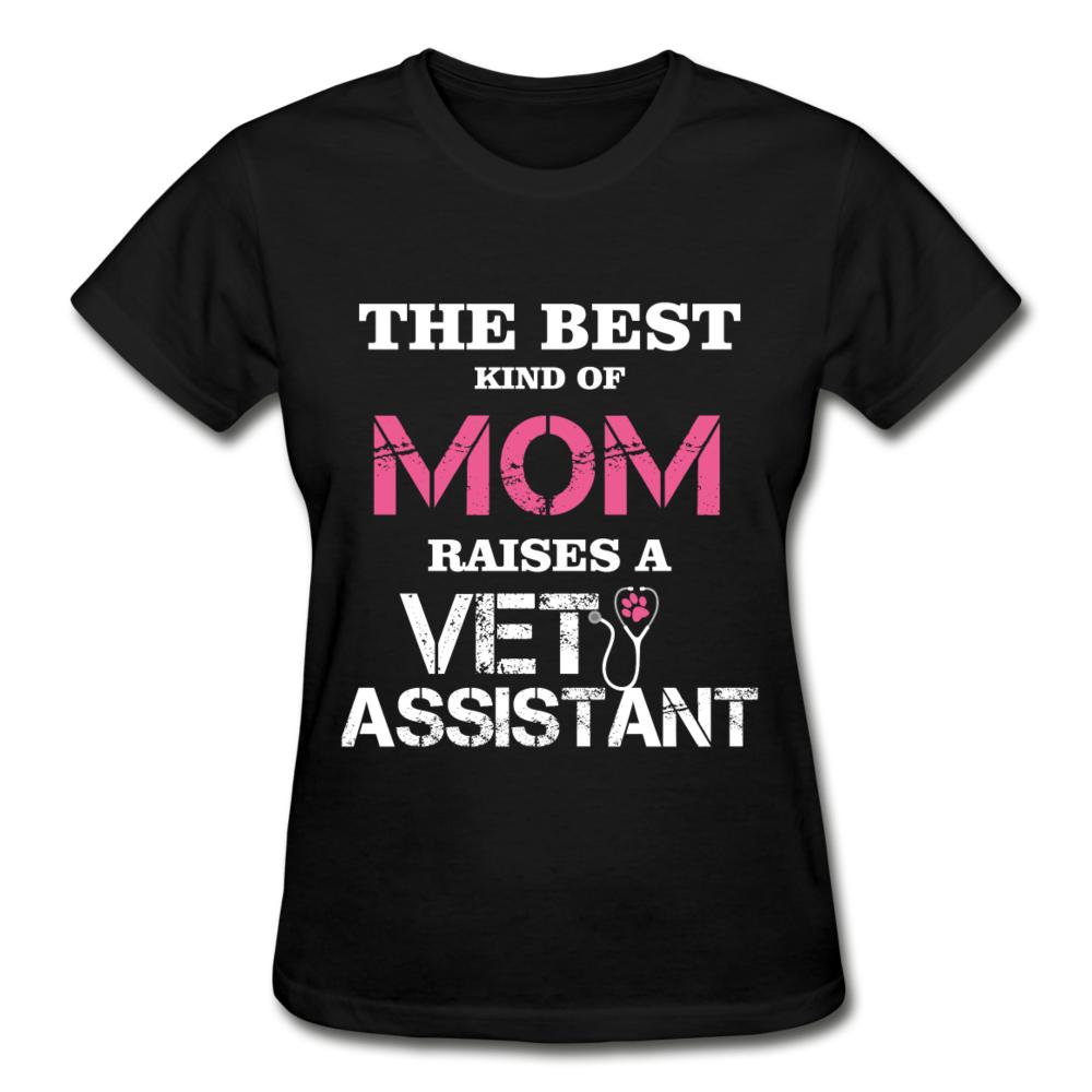 The best kind of Mom raises a Vet Assistant Gildan Ultra Cotton Ladies T-Shirt-Ultra Cotton Ladies T-Shirt | Gildan G200L-I love Veterinary
