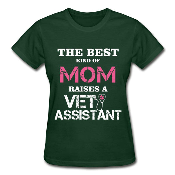 The best kind of Mom raises a Vet Assistant Gildan Ultra Cotton Ladies T-Shirt-Ultra Cotton Ladies T-Shirt | Gildan G200L-I love Veterinary