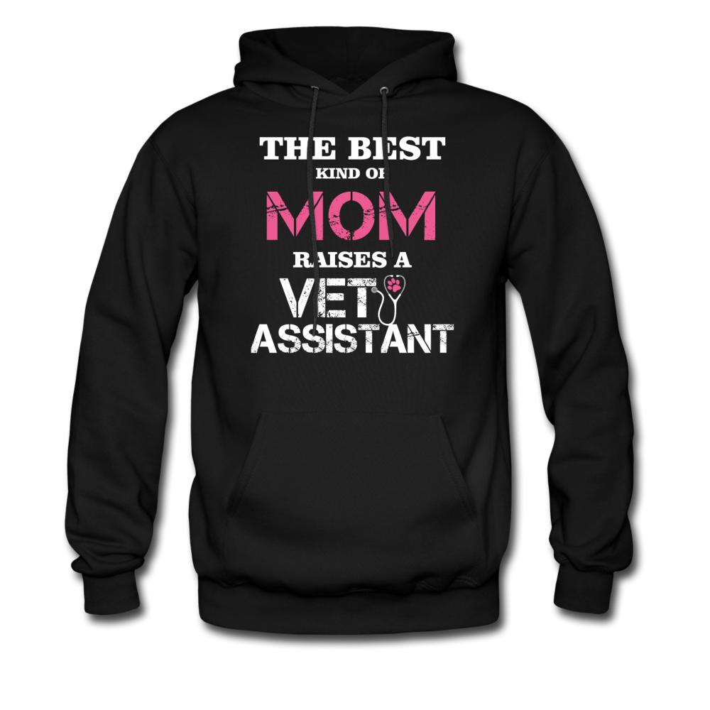 The best kind of Mom raises a Vet Assistant Unisex Hoodie-Men's Hoodie | Hanes P170-I love Veterinary