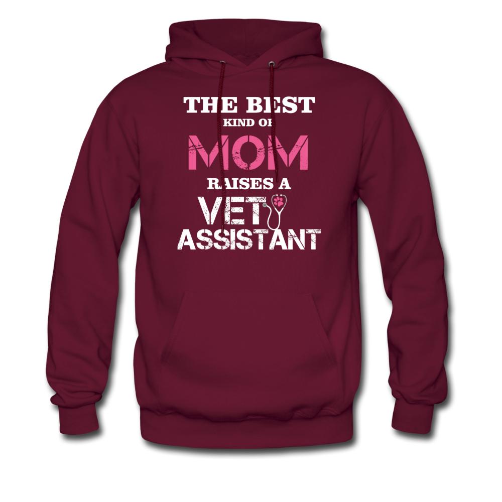 The best kind of Mom raises a Vet Assistant Unisex Hoodie-Men's Hoodie | Hanes P170-I love Veterinary