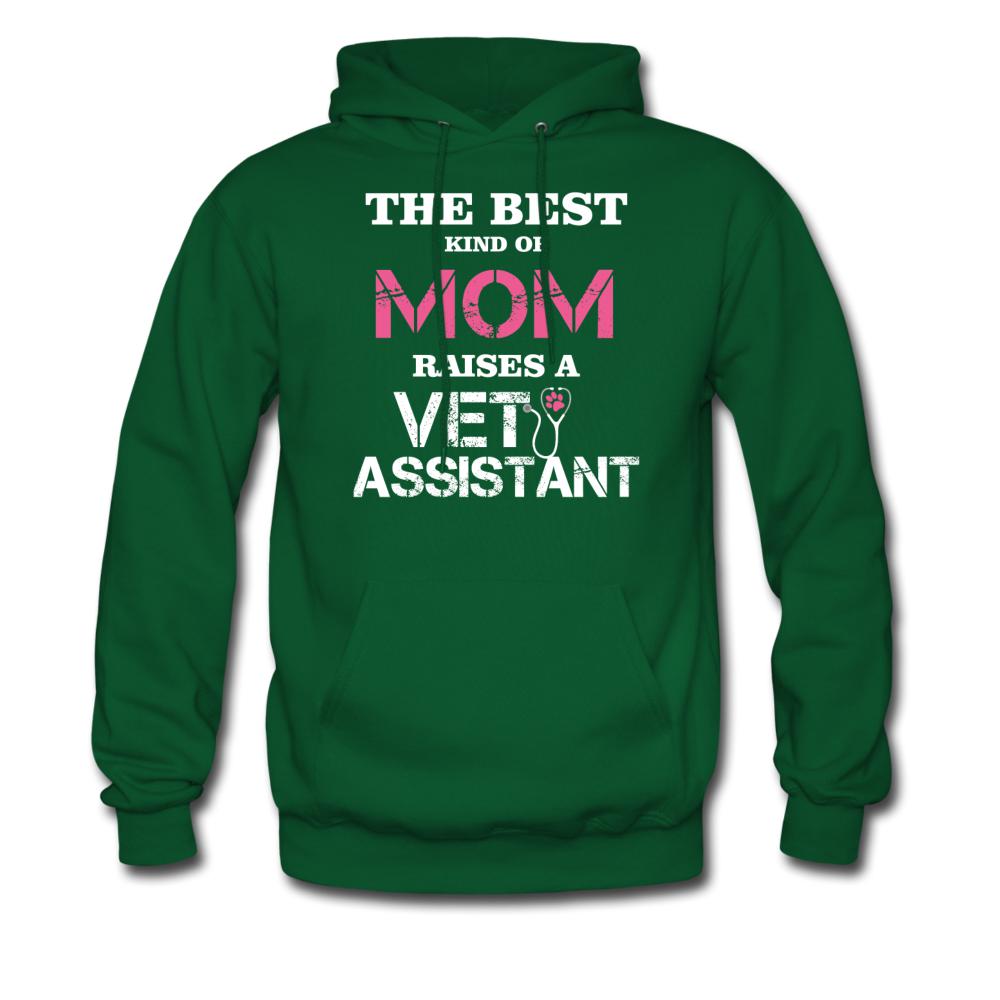The best kind of Mom raises a Vet Assistant Unisex Hoodie-Men's Hoodie | Hanes P170-I love Veterinary