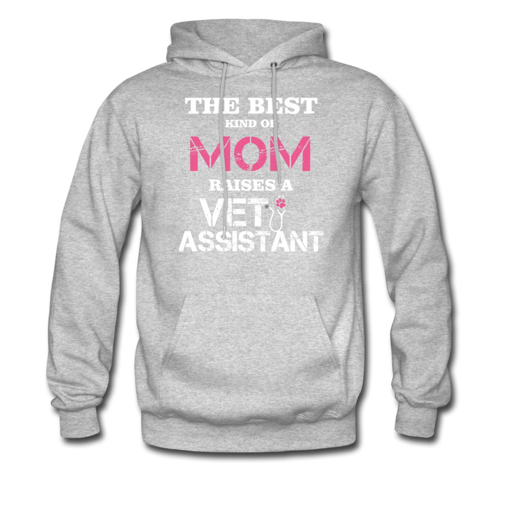 The best kind of Mom raises a Vet Assistant Unisex Hoodie-Men's Hoodie | Hanes P170-I love Veterinary