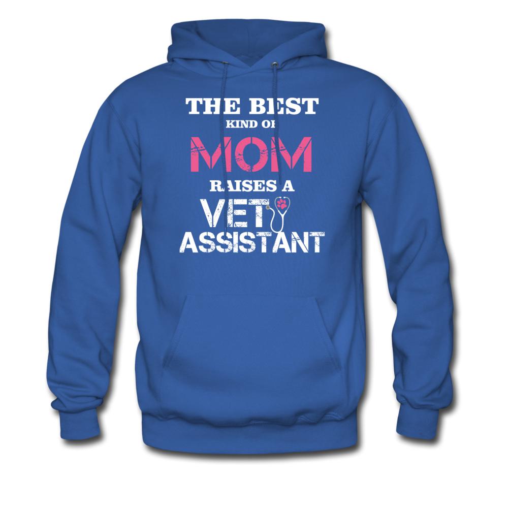 The best kind of Mom raises a Vet Assistant Unisex Hoodie-Men's Hoodie | Hanes P170-I love Veterinary