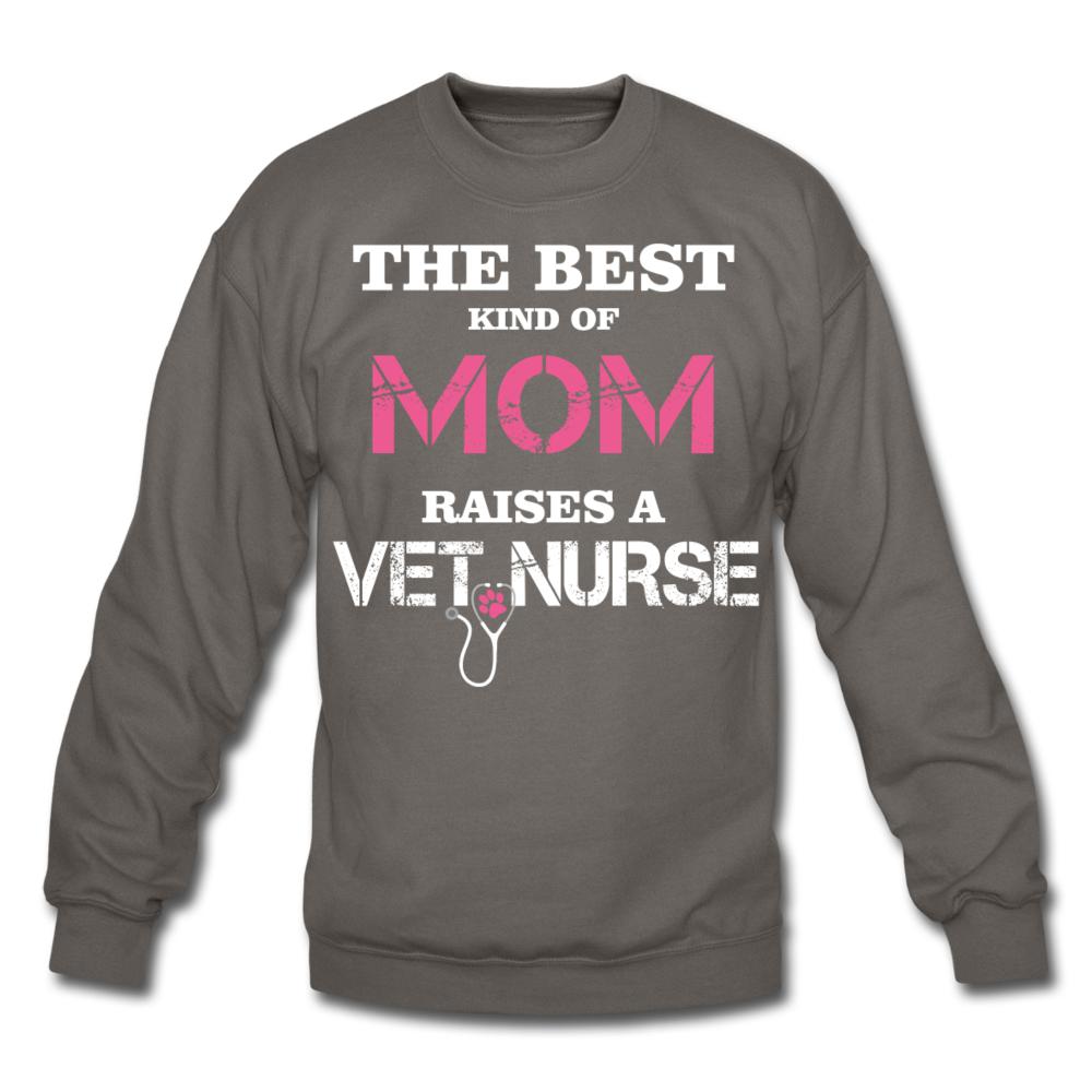 The best kind of Mom raises a Vet Nurse Crewneck Sweatshirt-Unisex Crewneck Sweatshirt | Gildan 18000-I love Veterinary