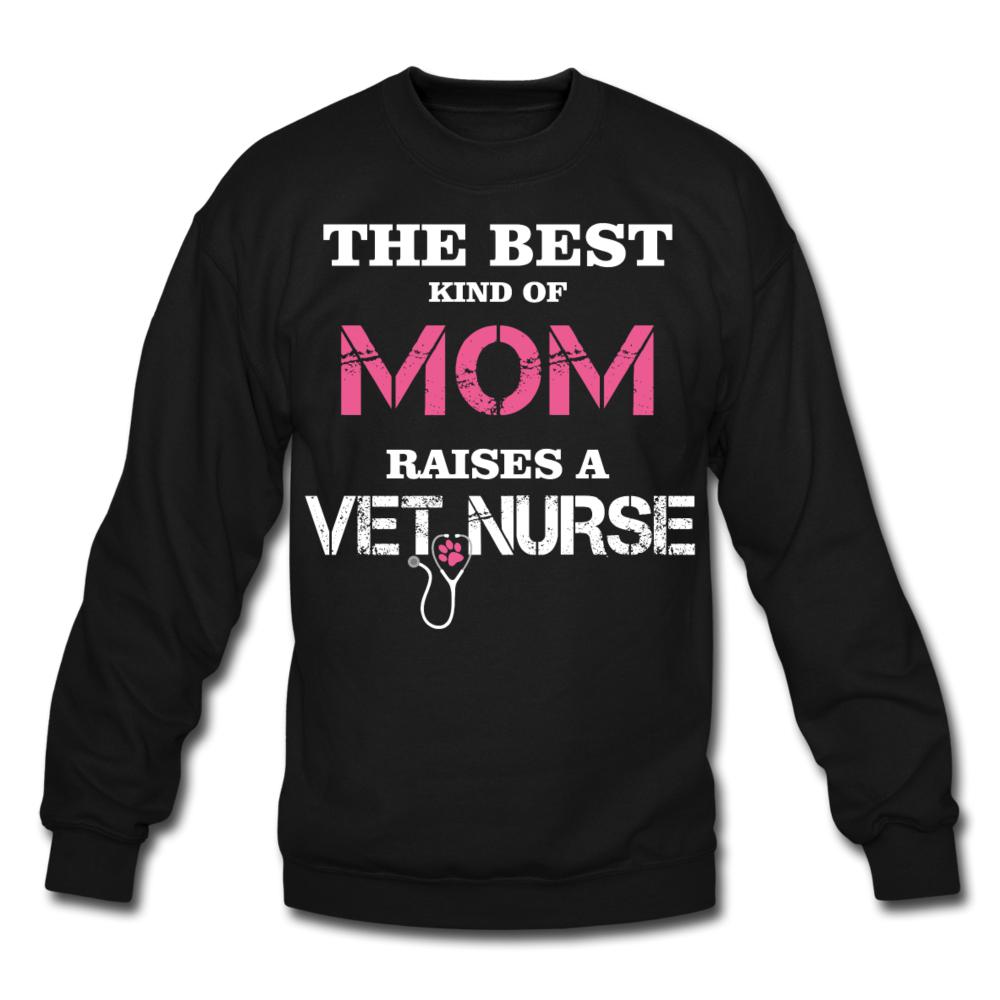 The best kind of Mom raises a Vet Nurse Crewneck Sweatshirt-Unisex Crewneck Sweatshirt | Gildan 18000-I love Veterinary