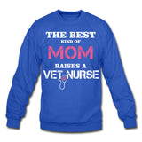 The best kind of Mom raises a Vet Nurse Crewneck Sweatshirt-Unisex Crewneck Sweatshirt | Gildan 18000-I love Veterinary