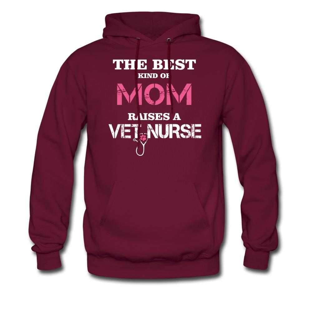 The best kind of Mom raises a Vet Nurse Unisex Hoodie-Men's Hoodie | Hanes P170-I love Veterinary
