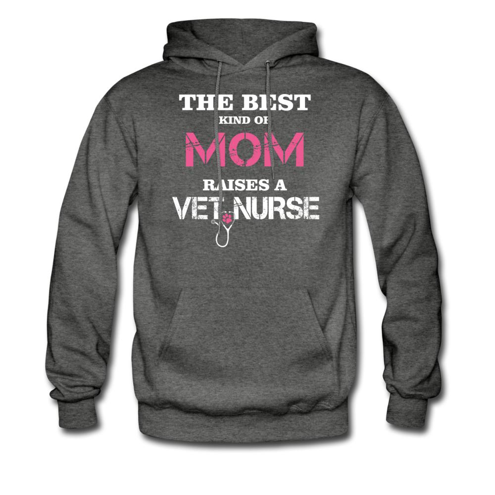The best kind of Mom raises a Vet Nurse Unisex Hoodie-Men's Hoodie | Hanes P170-I love Veterinary