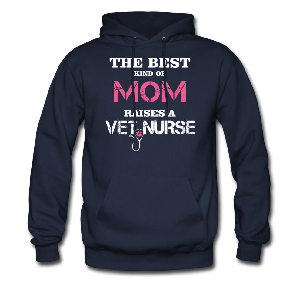 The best kind of Mom raises a Vet Nurse Unisex Hoodie-Men's Hoodie | Hanes P170-I love Veterinary