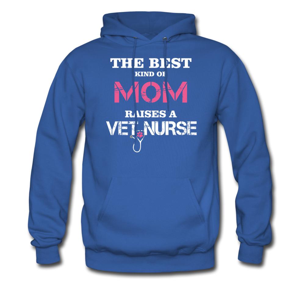 The best kind of Mom raises a Vet Nurse Unisex Hoodie-Men's Hoodie | Hanes P170-I love Veterinary
