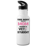 The best kind of Mom raises a Vet Student 20oz Water Bottle-Water Bottle | BestSub BLH1-2-I love Veterinary