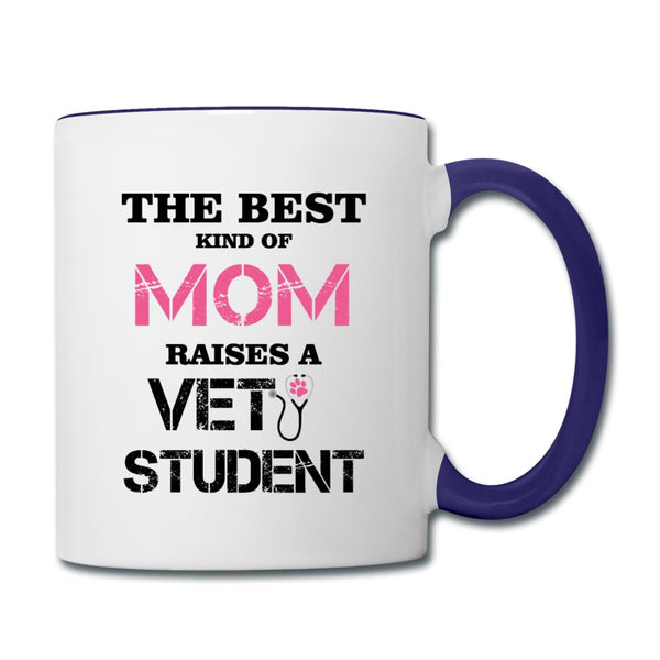 The best kind of Mom raises a Vet Student Contrast Coffee Mug-Contrast Coffee Mug | BestSub B11TAA-I love Veterinary