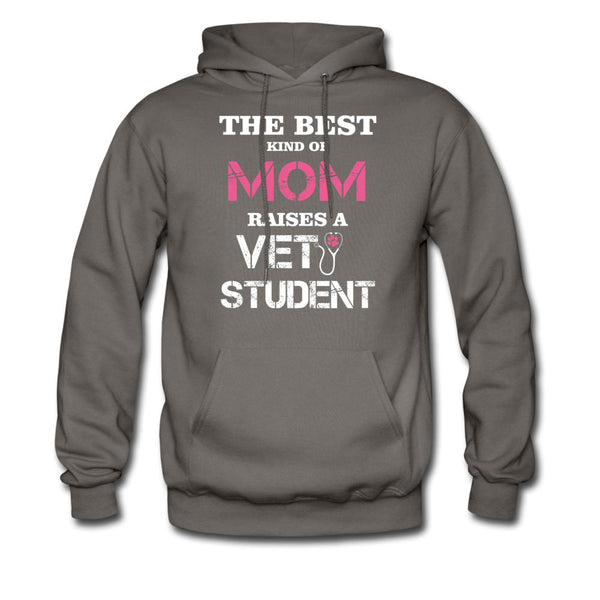 The best kind of Mom raises a Vet Student Unisex Hoodie-Men's Hoodie | Hanes P170-I love Veterinary