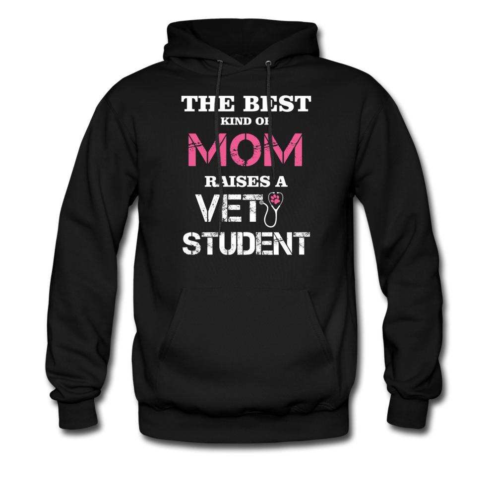 The best kind of Mom raises a Vet Student Unisex Hoodie-Men's Hoodie | Hanes P170-I love Veterinary