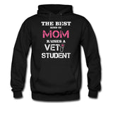 The best kind of Mom raises a Vet Student Unisex Hoodie-Men's Hoodie | Hanes P170-I love Veterinary