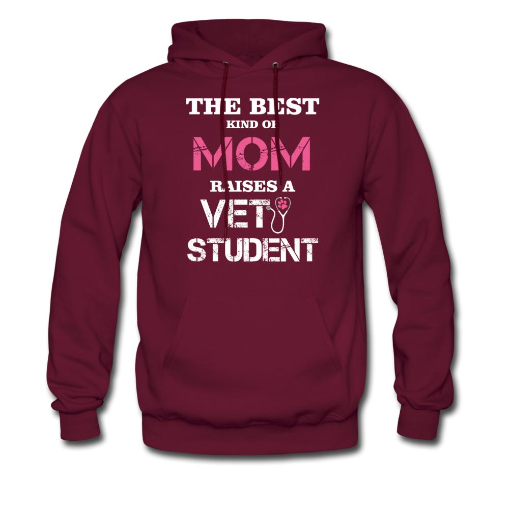 The best kind of Mom raises a Vet Student Unisex Hoodie-Men's Hoodie | Hanes P170-I love Veterinary