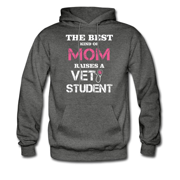 The best kind of Mom raises a Vet Student Unisex Hoodie-Men's Hoodie | Hanes P170-I love Veterinary