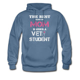 The best kind of Mom raises a Vet Student Unisex Hoodie-Men's Hoodie | Hanes P170-I love Veterinary