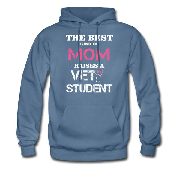 The best kind of Mom raises a Vet Student Unisex Hoodie-Men's Hoodie | Hanes P170-I love Veterinary